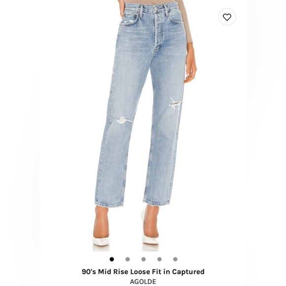 Agolde Denim - AGOLDE 90's Mid Rise Loose Fit in Captured